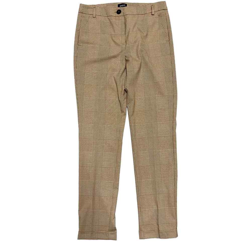 Emme Marella Tan Plaid Dress Pants Size 4
